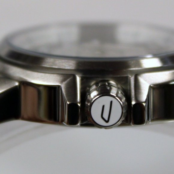 New DIESEL DZ1741 Sprocket 10 BAR White Band Women Watch - Picture 7 of 8